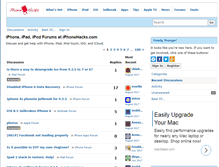 Tablet Screenshot of forums.iphonehacks.com